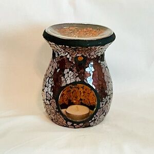 Elegant Mosaic Glass Wax/Oil Burner